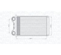MAGNETI MARELLI 350218472000 Heater matrix