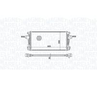 CHARGE AIR COOLER 351319204570 FOR VAUXHALL ZAFIRA/Mk/III ASTRA/VI CASCADA 2.0L