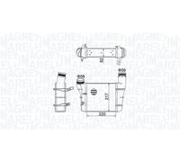 Fits MAGNETI MARELLI 351319204580 intercooler AUDI A4/A6