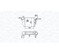 Fits MAGNETI MARELLI 351319204740 intercooler VW GOLF IV