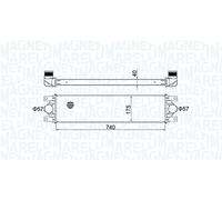 Fits MAGNETI MARELLI 351319204790 intercooler OPEL/RENAULT MOVANO, MASTER II