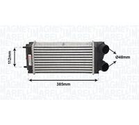 Fits MAGNETI MARELLI 351319205090 intercooler CITROËN/PEUGEOT C4 I, 307 1.6HDI
