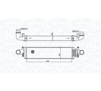Fits MAGNETI MARELLI 351319205420 intercooler MERCEDES CLASSEA-B-GLA
