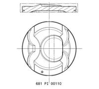 MAHLE 681 PI 00110 002 Piston