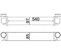 MAHLE ORIGINAL CI 338 000S Intercooler