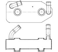 Fits MAHLE CLC 178 000S oil cooler A3/ IBIZA III