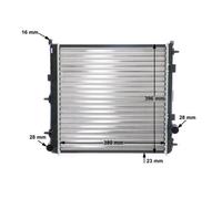 MAHLE ORIGINAL CR 557 000S Engine radiator