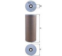 MAHLE HX 89 Hydraulic filter, operating hydraulic