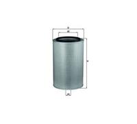 Mahle Original Air Filter LX 273 - OE-matching, High Quality - Fits DAF Fiat Ford Iveco