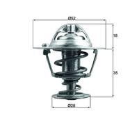 MAHLE TX 184 78D Thermostat