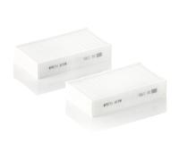 MANN-FILTER Cabin Air Filter CU 1721-2 - Particulate (behind glove compartment) - Set of 2 - for BMW