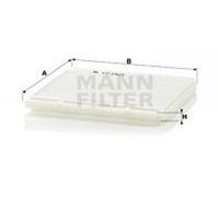 MANN-FILTER Cabin Air Filter CU 2532 - Interior Particulate Filter for Cars & Transporters
