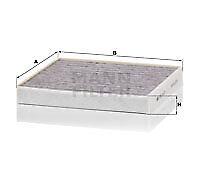 Fits MANN-FILTER CUK 24 021 Filter, interior air OE REPLACEMENT