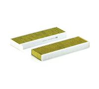 MANN-FILTER FP 29 003-2 Cabin Air Filter - FreciousPlus Biofunctional Pollen Filter - (set of 2) for Cars + Transporters