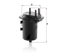 MANN-FILTER WK 939/8 x Fuel filter