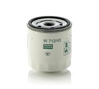 x1 Mann Oil Filter w712/43 with one anti-return valve Replaces W712/43(10)