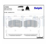FITS MASERATI GHIBLI III 3.0 BRAKE PAD SET, DISC BRAKE LP3866 DELPHI