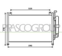 Fits Mazda 2 08-14 Condenser 1.3/1.5 Petrol & 1.4 Diesel Models