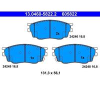 ATE 13.0460-5822.2 Brake pad set