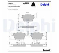 FITS MAZDA 6 STATION WAGON 2.3 BRAKE PAD SET, DISC BRAKE LP2025 DELPHI