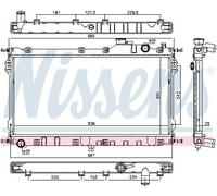FITS MAZDA MX-5 1.6 RADIATOR, ENGINE COOLING 68559 NISSENS