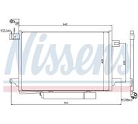 PRASCO ME324C001 Air conditioning condenser