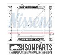 NISSENS 62653A Engine radiator