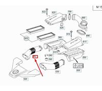 Fits Mercedes-Benz Cl C216 Amg Right Air Intake Hose A1560941882 Original