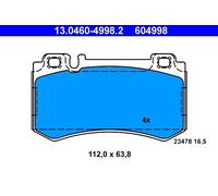 FITS MERCEDES-BENZ CLS CLS 55 AMG BRAKE PAD SET, DISC BRAKE 13.0460-4998.2 ATE