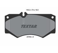 FITS MERCEDES-BENZ G-CLASS 230 G BRAKE PAD SET, DISC BRAKE 2078401 TEXTAR