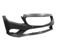 Mercedes C Class 18-22 Front Bumper Primed With PDC & Park Assist Holes (11851)