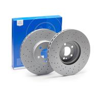 FITS MERCEDES C/E CLASS GENUINE ATE FRONT BRAKE DISCS PAIR 342mm A0004212212
