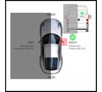 Fits Mercedes Sprinter 2018 to 2024| Wing Mirror Indicator Lens (VS30 - Fits Vans Reg Mar 2018 onward)(Clear Lens,) | RH off-side | OEM Numbers: 9109064700, A9109064700