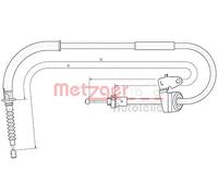 CABLE PULL PARKING BRAKE 10.4307 FOR MINI N12 B14 A 1.4L N47 C20 A 2.0L 4cyl