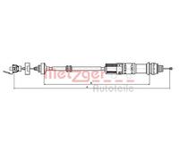 METZGER 11.2199 Clutch Cable