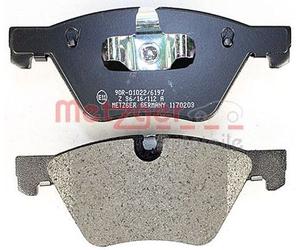 Fits METZGER 1170203 BRAKE PAD SET