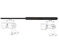 GAS SPRING BOOTCARGO AREA 2110248 FOR HYUNDAI ix35/SUV TUCSON/IX35/II 2.0L 4cyl
