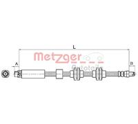 BRAKE HOSE 4110143 FOR BMW N46B20CB/B/C/BD 2.0L 4cyl 3 E90