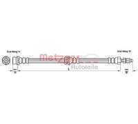 Fits METZGER 4110240 BRAKE JOSE
