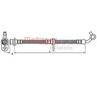 Flexible brake hose 4110499 METZGER for HONDA CR-V Mk II