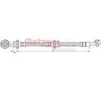 METZGER 4111546 Brake hose