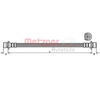 METZGER 4115161 Brake hose