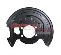 Brake disc cover Front Axle Right 6115592 METZGER for NISSAN LEAF