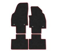 Fits MG ZS (2024+) Car mats Compatible Accessories Premium Carpet Red Trim