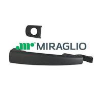 Door handle Left black 80/567 MIRAGLIO for FIAT CITROËN PEUGEOT