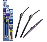 Fits Mitsubishi Asx 2010-2022 Set of 3 Windscreen Wiper Blades alca Germany Super Flat Front Rear 24"21"10" ASF2421H10ARC