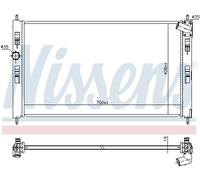 NISSENS 636033 Engine radiator