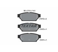 FITS MITSUBISHI CARISMA 1.6 BRAKE PAD SET, DISC BRAKE 2187202 TEXTAR