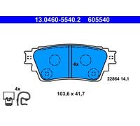 ATE 13.0460-5540.2 Brake pad set