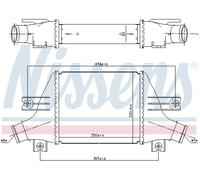 NISSENS 96163 Intercooler